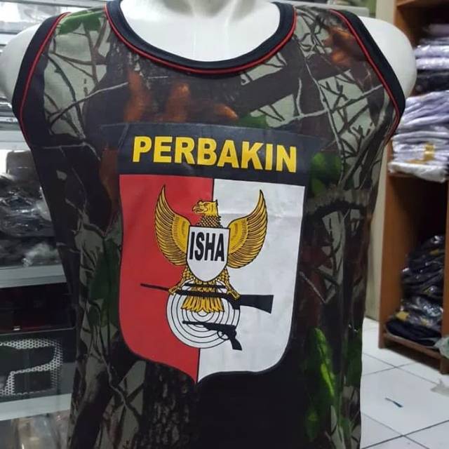 Singlet Perbakin | Singlet loreng Perbakin | Singlet Perbakin Loreng