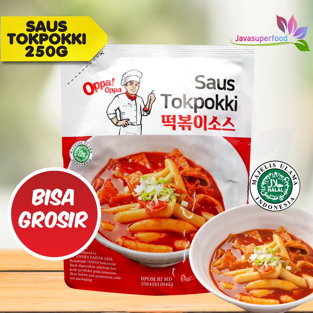 Paket Tteokbokki tokpokki 500g + Saus Tokpokki 250g