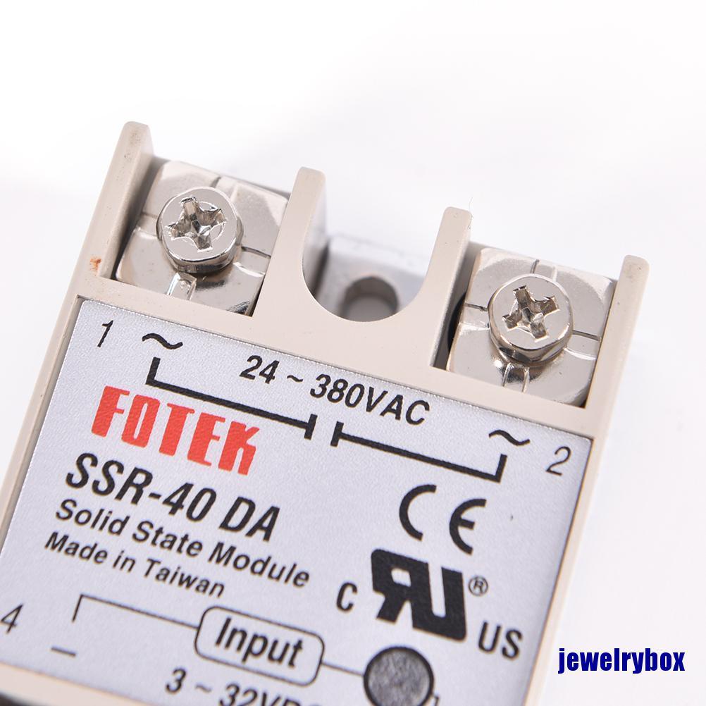 Ssr 40a Ssr-40Da 40a Dc Control Relay Ac