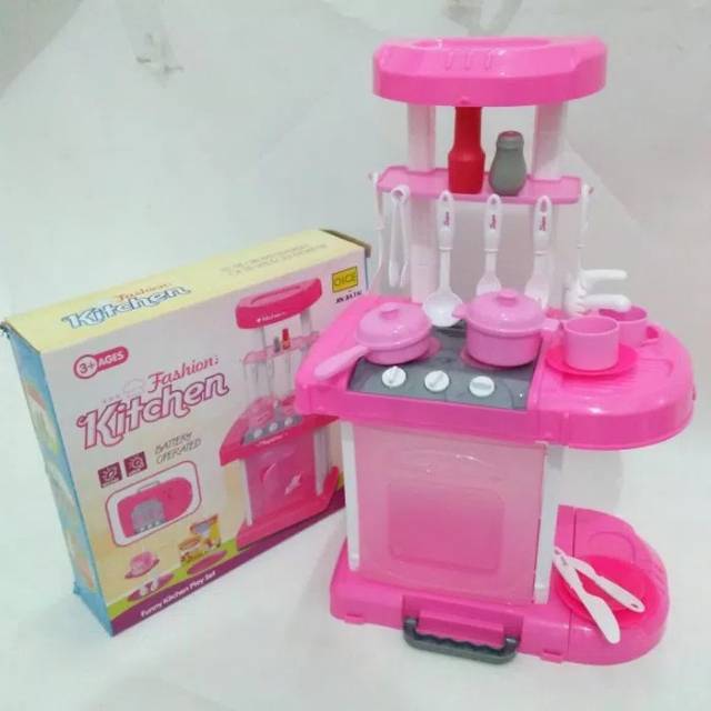 FASHION KITCHEN SET - MAINAN DAPUR MINI ANAK EDUKATIF - MASAK EDUKASI