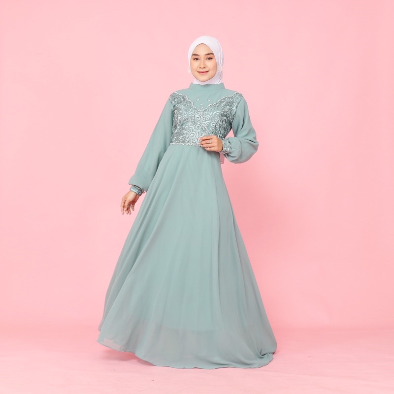 GAUN KALUNA/GAUN TUNANGAN/GAUN KONDANGAN/GAMIS BRIDESMAID