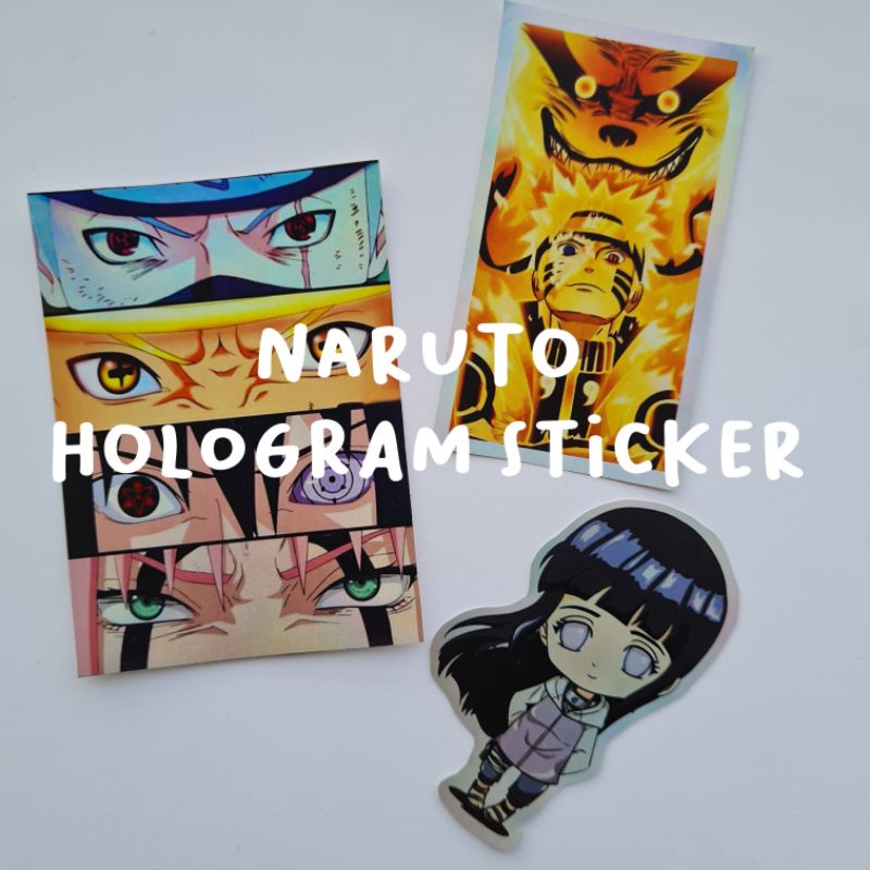 Jual NARUTO HOLOGRAM STICKER Indonesia