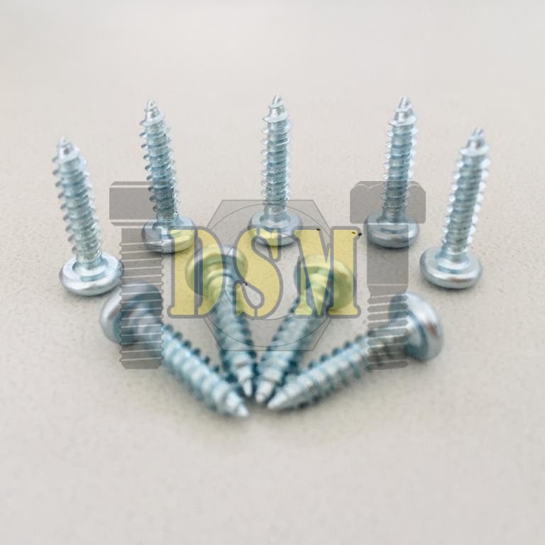 (100 PCS) Sekrup PH #6x1 1/2&quot; / Self Tapping Screw P+AB (4 CM)