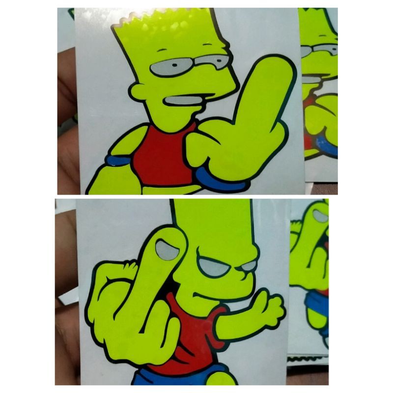 STICKER SIMPSON STICKER CUTTING