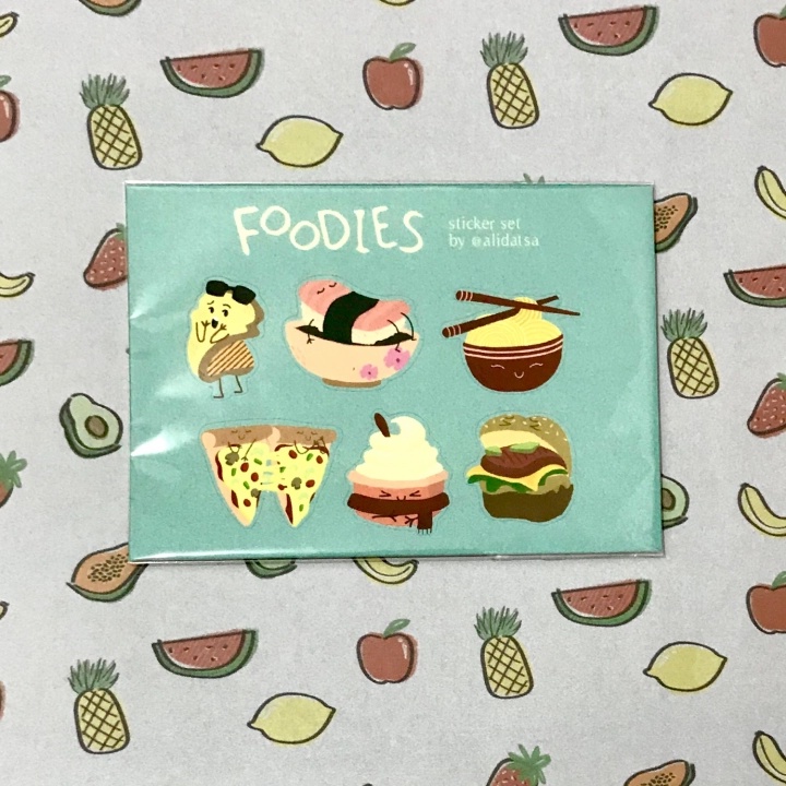 

Mini Foodies Kiss-Cut Sticker Set