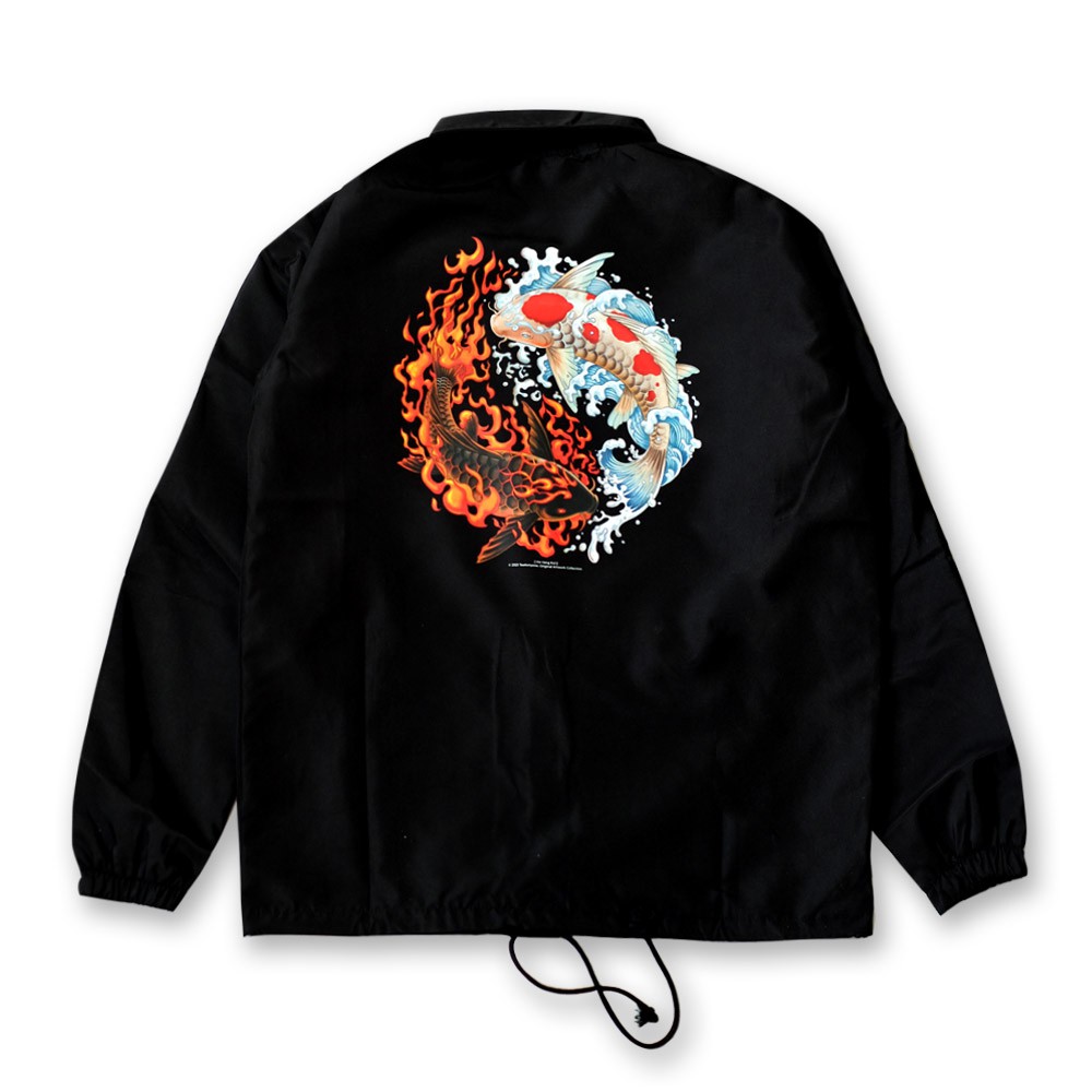 Teefortyone - Coach Jacket Yin Yang Koi