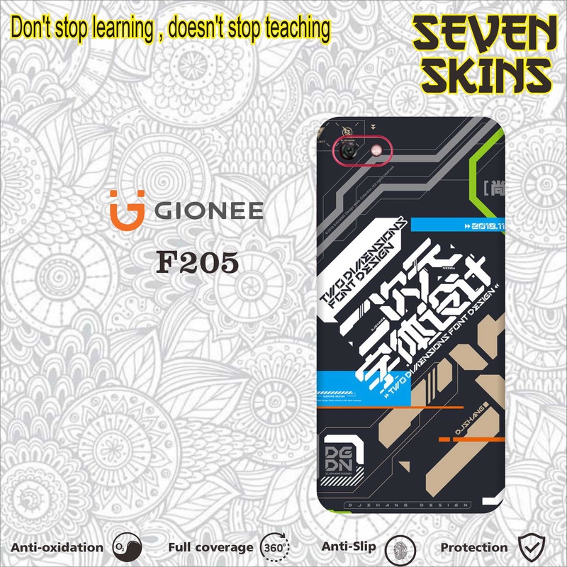 SKIN HANDPHONE DAPAT 2 PCS  GIONEE F205  LINE