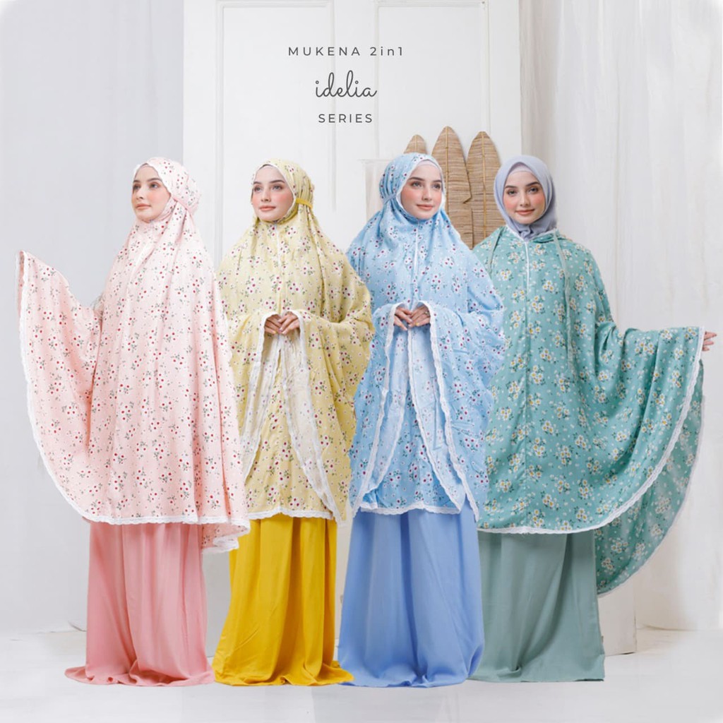 Mukena Dewasa Rayon 2in1 Idelia