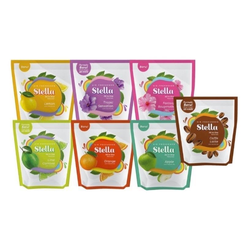 Stella All In One Air Freshener 42 gr/Pengharum ruangan