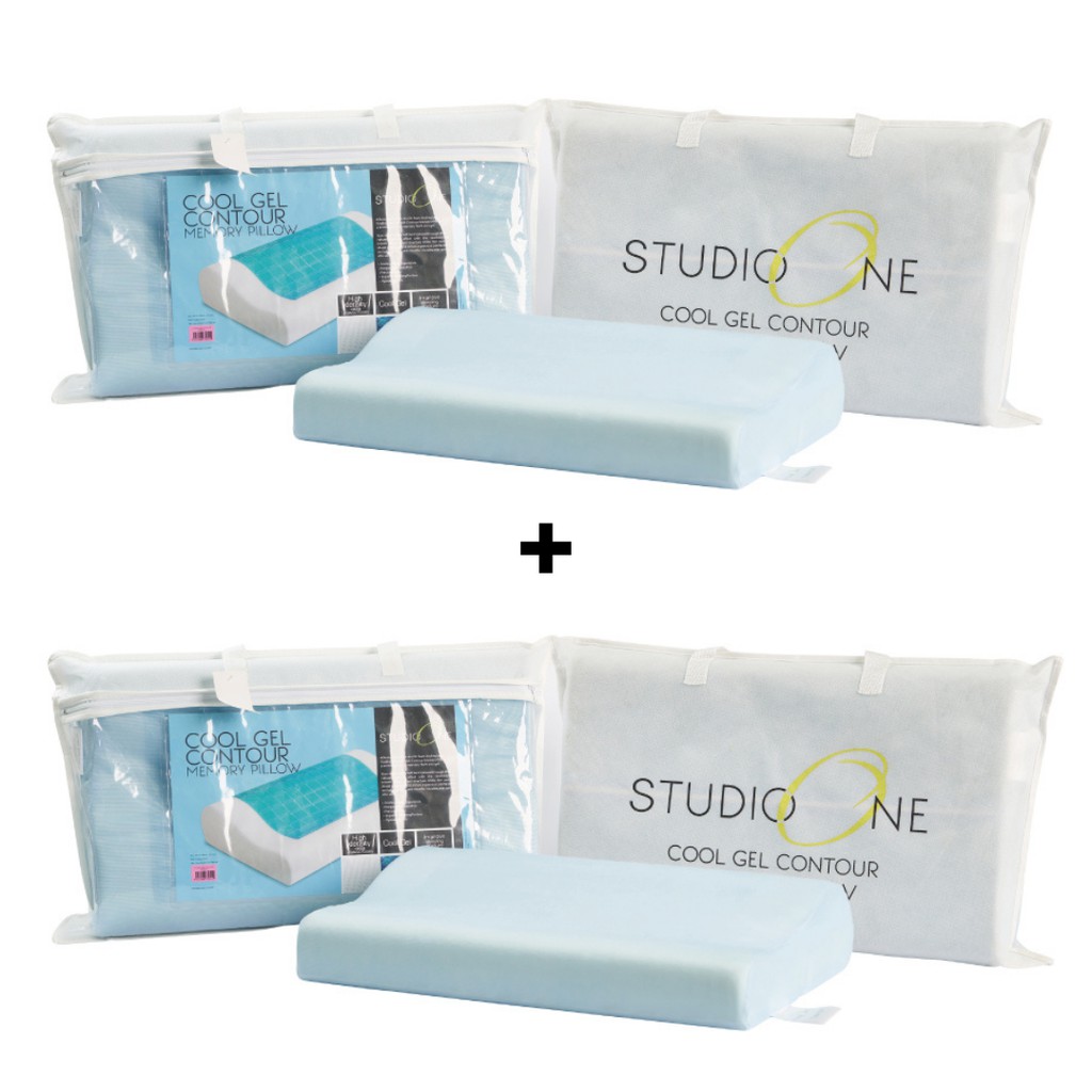 Bantal STUDIO ONE Cool Gel Contour Memory Pillow (2 pillow)