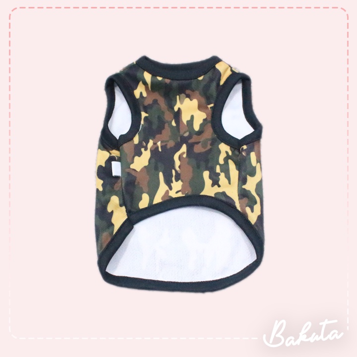 Baju Kucing Edisi Army Tank Baju Kucing Murah untuk Kucing dan anjing / Bisa Pilih Ukuran S-XL