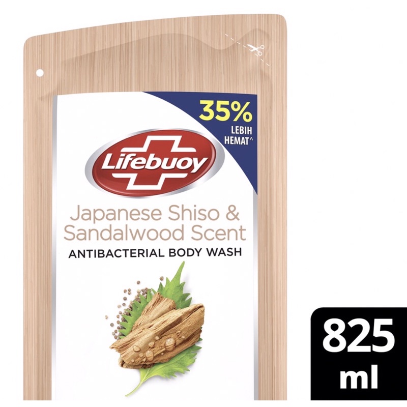 Jual LIFEBUOY BODY WASH JAPANESE SHISO SANDALWOOD 825ml Shopee Indonesia