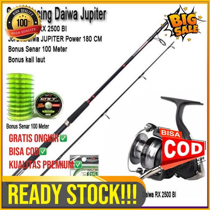 Set Pancing Daiwa Joran Daiwa Jupiter 180Cm Original