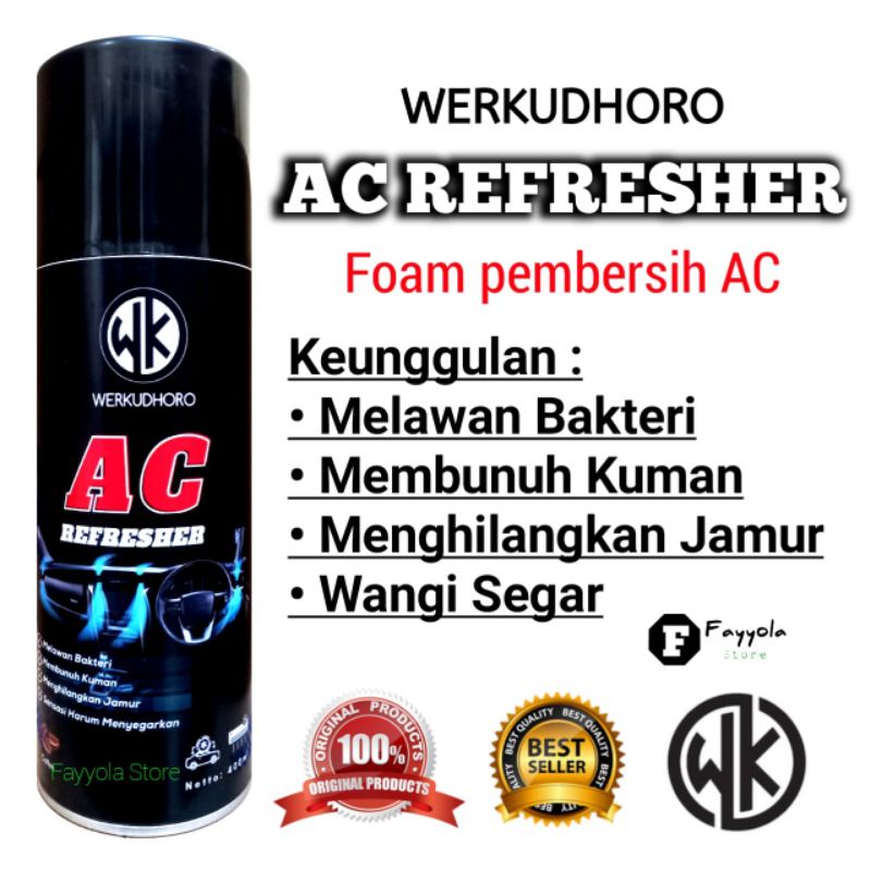 Werkudhoro AC Refresher / Pembersih AC Mobil / AC Refresher / AC Cleaner Mobil &amp; Ruangan