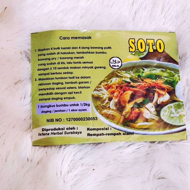 

Soto, Bumbu Soto, Bumbu masakan Soto, Bumbu instan Soto, Bumbu instan bubuk Soto, bumbu Arabian Praktis