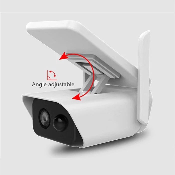 IP Camera Solar Panel Wifi ICSEE 3MP, 2 Infrared