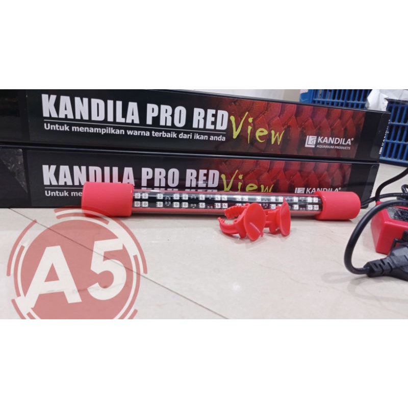 Lampu aquarium LED TANNING KANDILA PRO RED VIEW 400 + PACKING PIPA