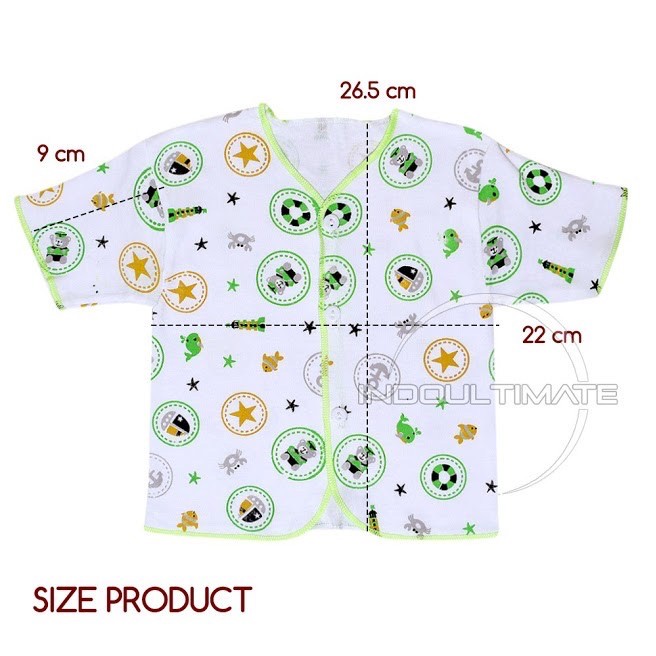 Baju Anak Bayi Newborn Baru Lahir Pakaian Kaos Atasan Bayi Merek Dipfy Asli Original Bahan Adem Halus Berkualitas