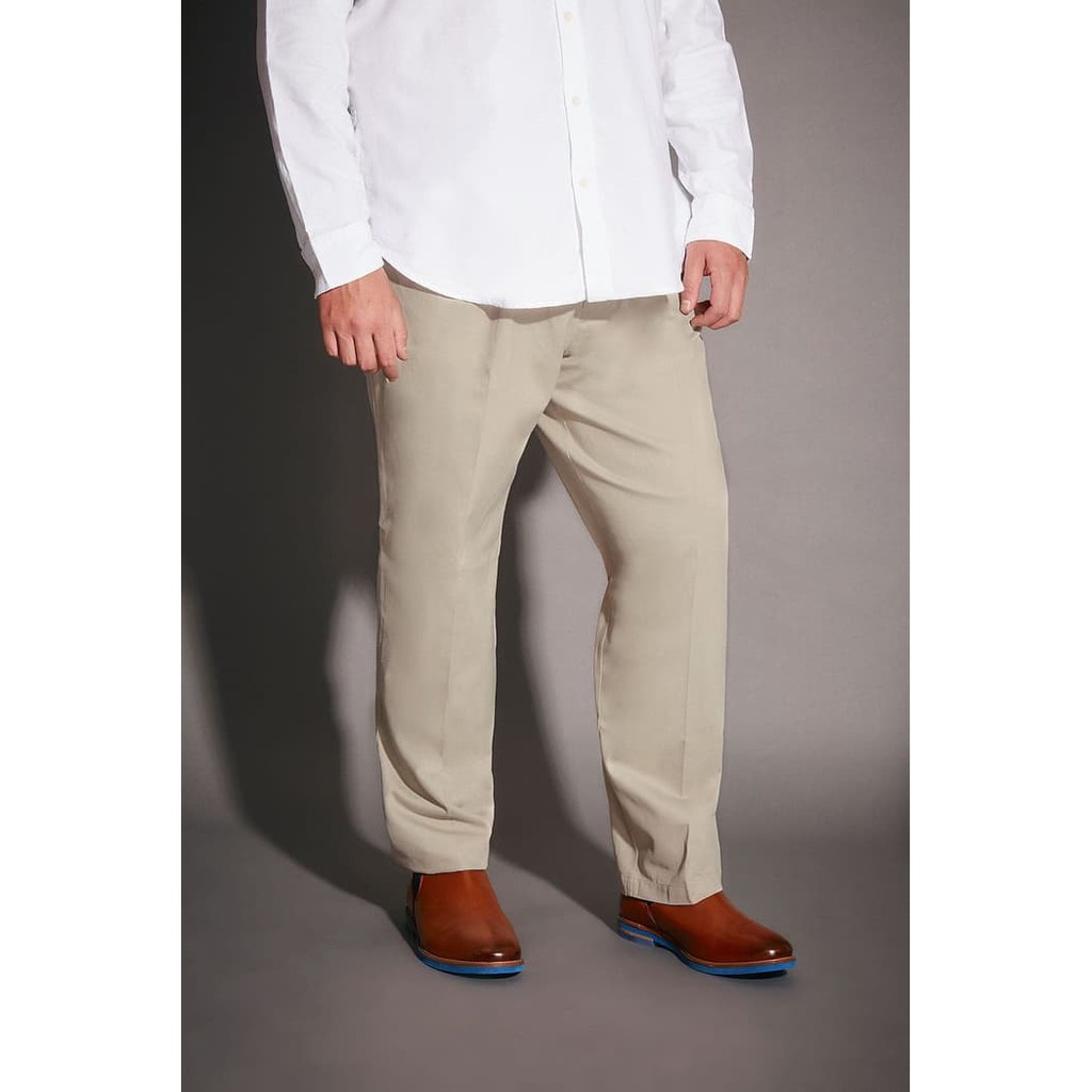 Celana Pria Cino Chinos Basic Panjang Stretch Melar Celana Parasut Despo Training Original