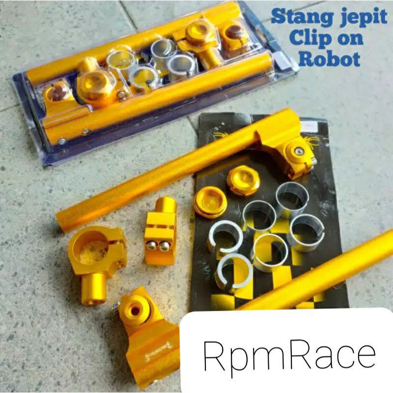 Stang Jepit Clip on Ninja RR, Ninja R, Satria FU, RX King, Vixion,Tiger,Cbr,Cb 150 R, Sonic Dll