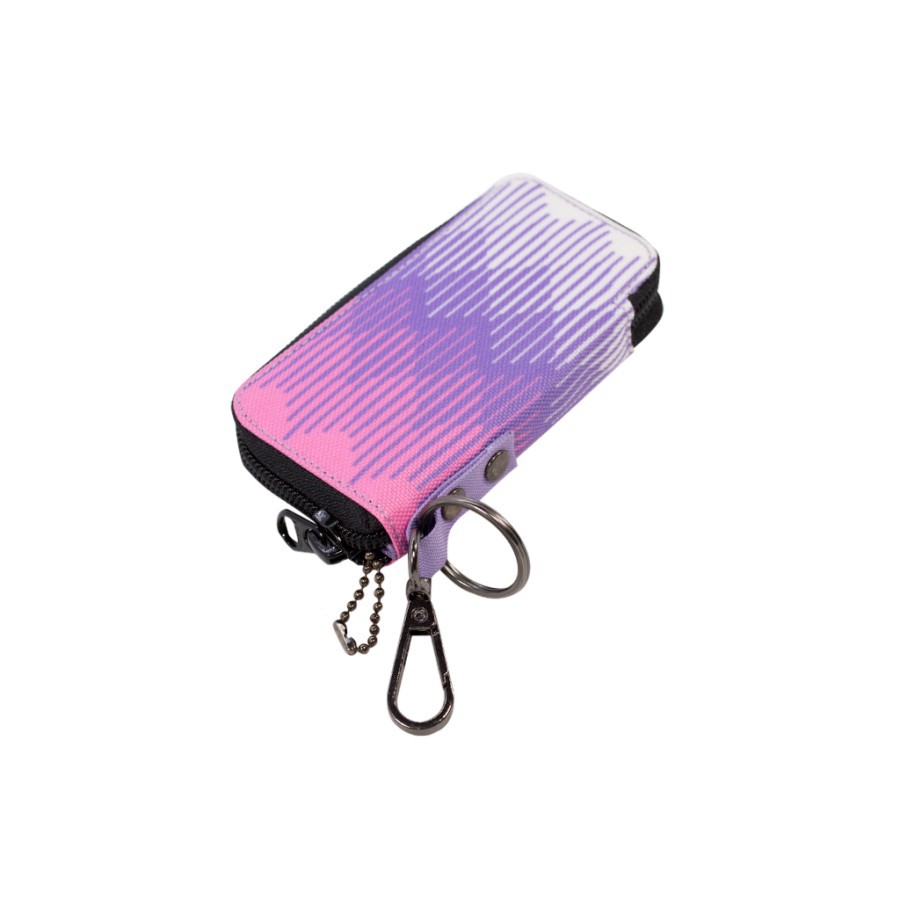 Dompet STNK - Dompet STNK Mobil - Dompet kunci STNK - Dompet Kunci keyless mobil - Gantungan motor - Gantungan kunci mobil - Gantungan kunci STNK 2 slot - Gradasi ungu - DS56