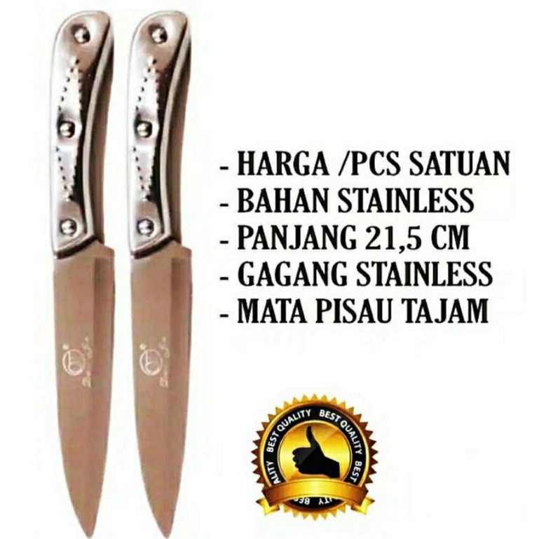 PISAU QJ STAINLESS STEEL UKURAN 21 CM