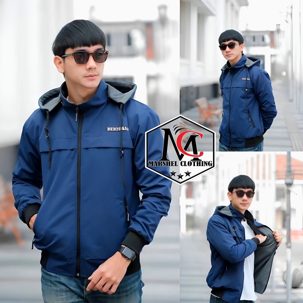 RCL - JAKET OUTDOOR WATERPROOF PRIA TASLAN JN PREMIUM JACKET HOODIE GUNUNG PARASUT ANTI AIR TRAVELING HIKING DEWASA