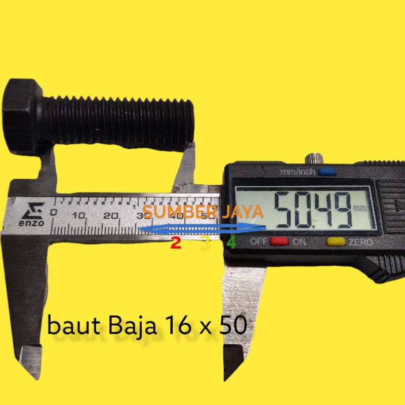 BAUT MUR BAJA 16 X 50 HITAM TERMURAH