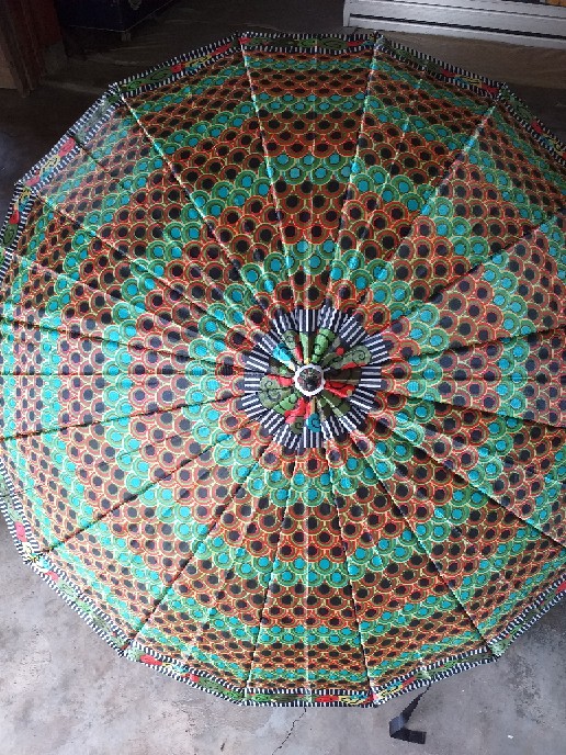 Payung Besar 16 Jari Motif Bunga