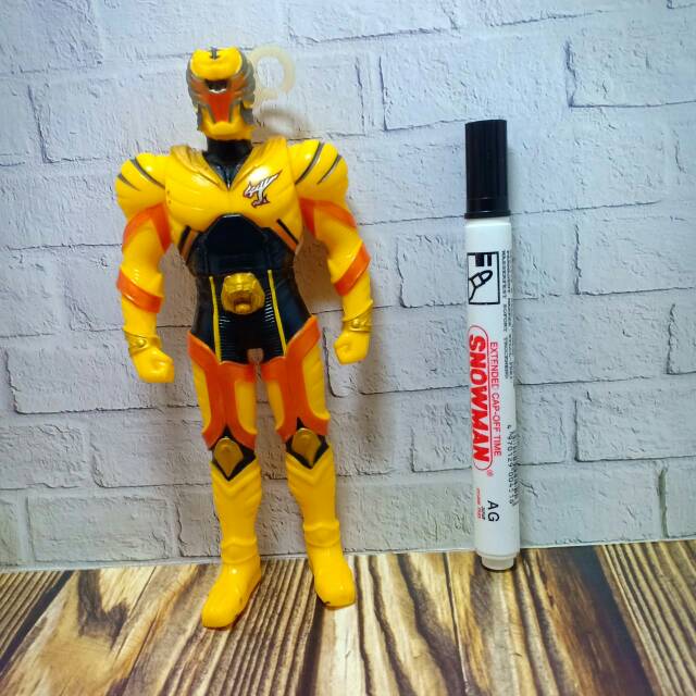 action figure bima x satria harimau kuning ori bandai