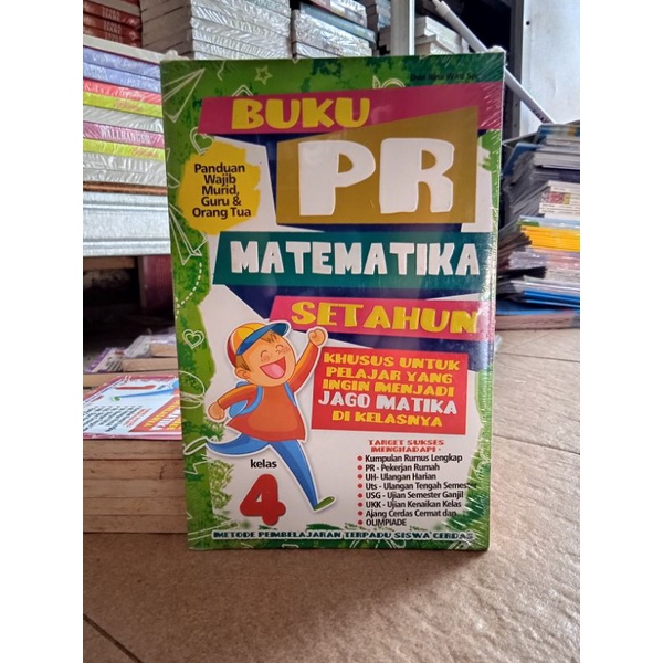 Buku Pr Matematika Setahun / LATIHAN SOAL SD / RPAL / RPUL / BHS INDONESIA / BHS INGGRIS / GUDANG SOAL / SOAL - SOAL MATEMATIKA / IPA / WIN-WIN MATEMATIKA SD / MURAH ORIGINAL-Matematika kelas 4
