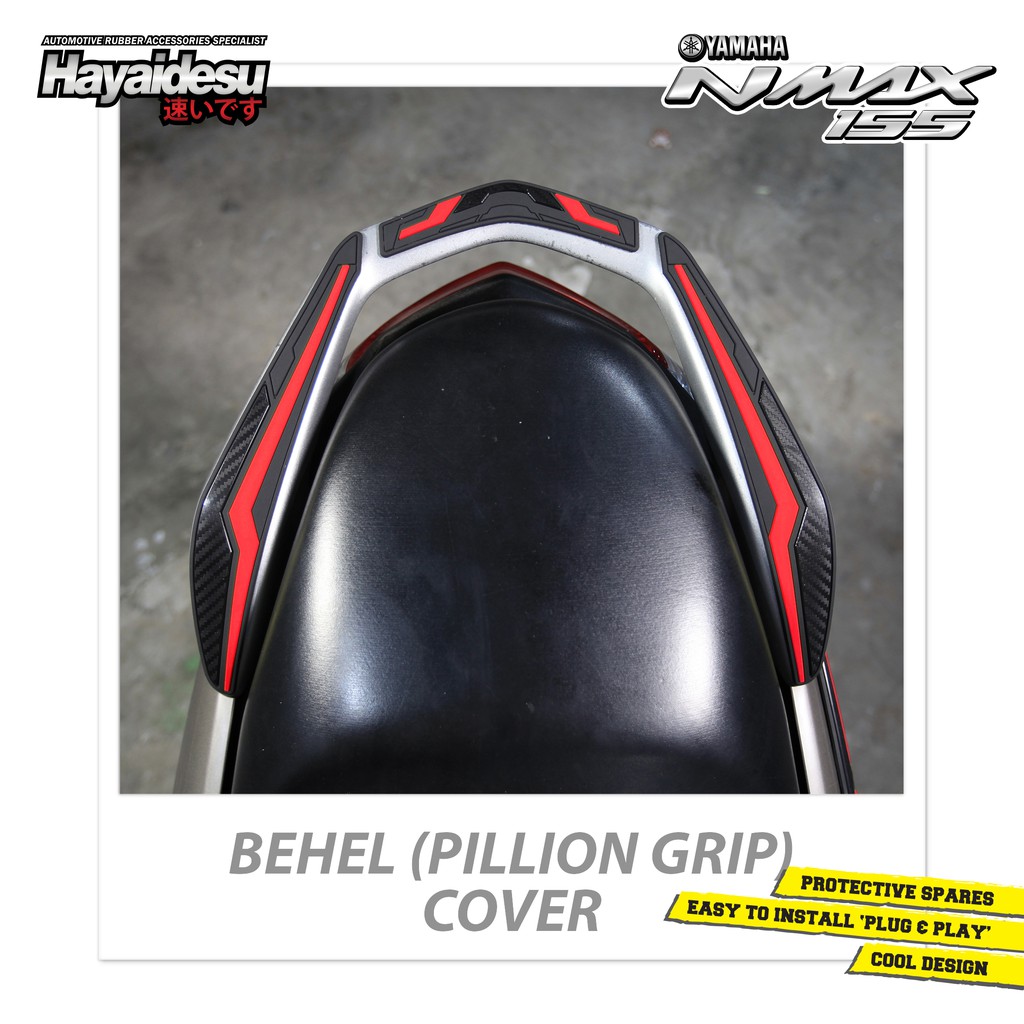 

Hayaidesu NMAX Body Protector Behel Pillion Grip Cover
