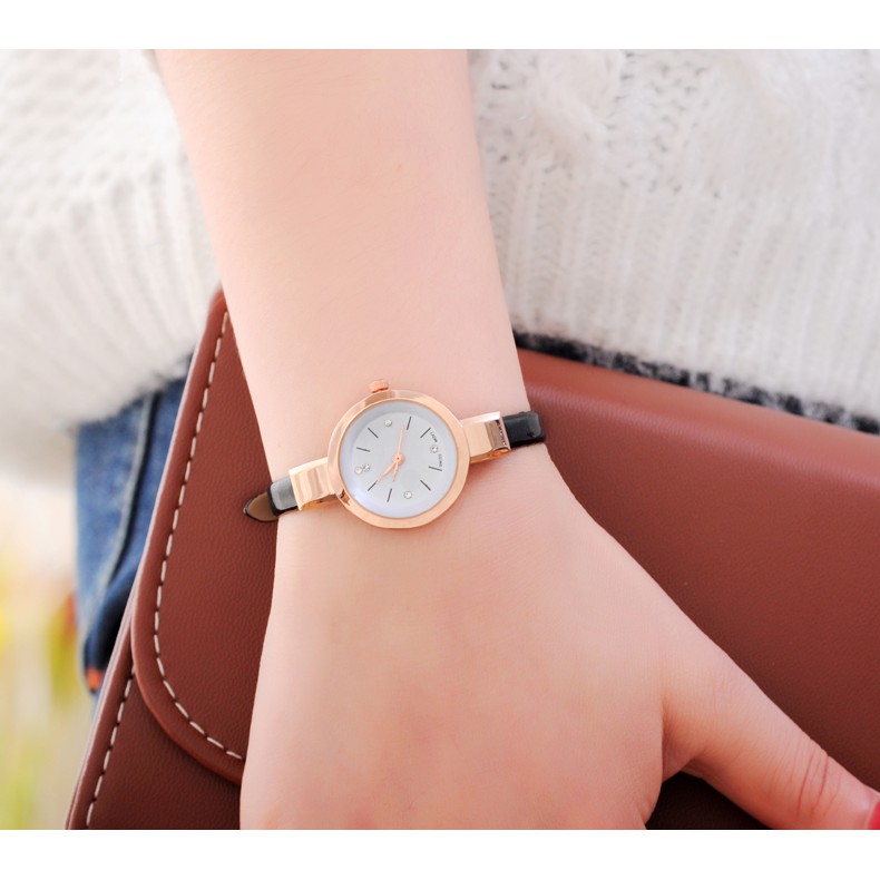 ELBER J130 Jam Tangan Fashion Wanita Mini Jam Tangan Cantik -5