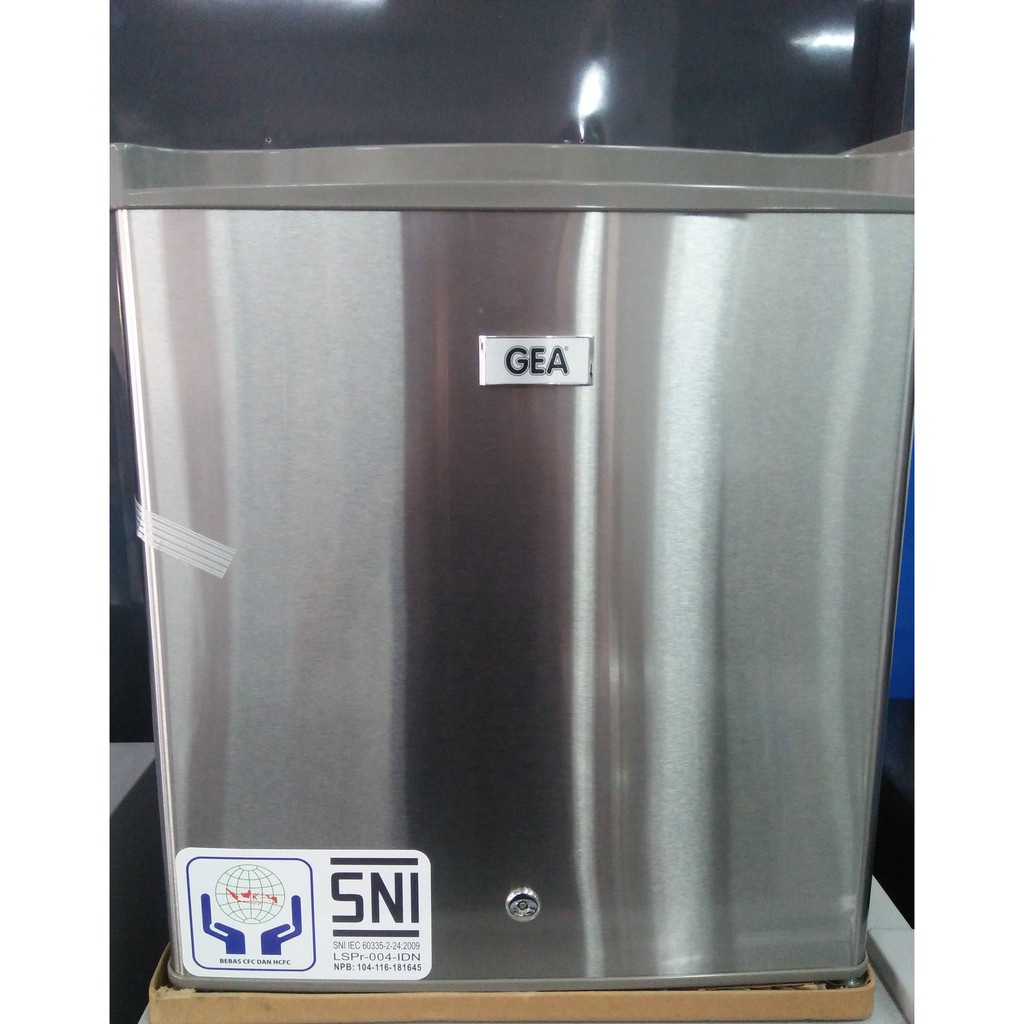 GEA RS-06DR Mini Bar, Kulkas Portable, Kulkas Kecil (SILVER) Kulkas Hotel