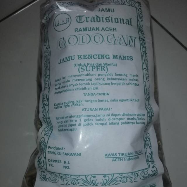 

Tradisional /Ramuan Aceh / Jamu godogan /diabetes / jamu /obat