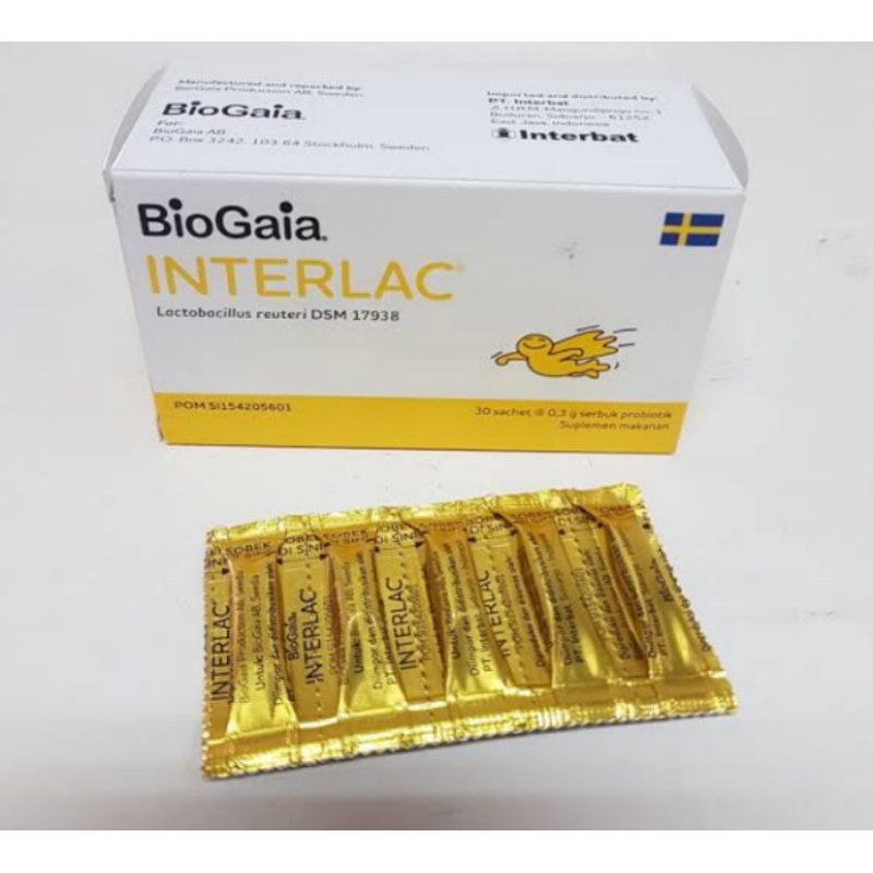 

BIOGAIA INTERLAC PROBIOTIK PER SACHET
