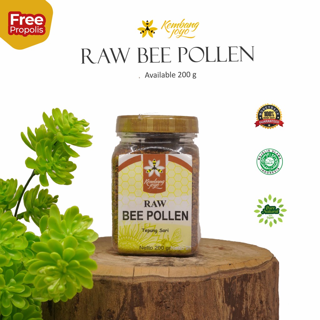 

Madu Kembang Joyo Bee pollen kasar 200gr - Free Ongkir