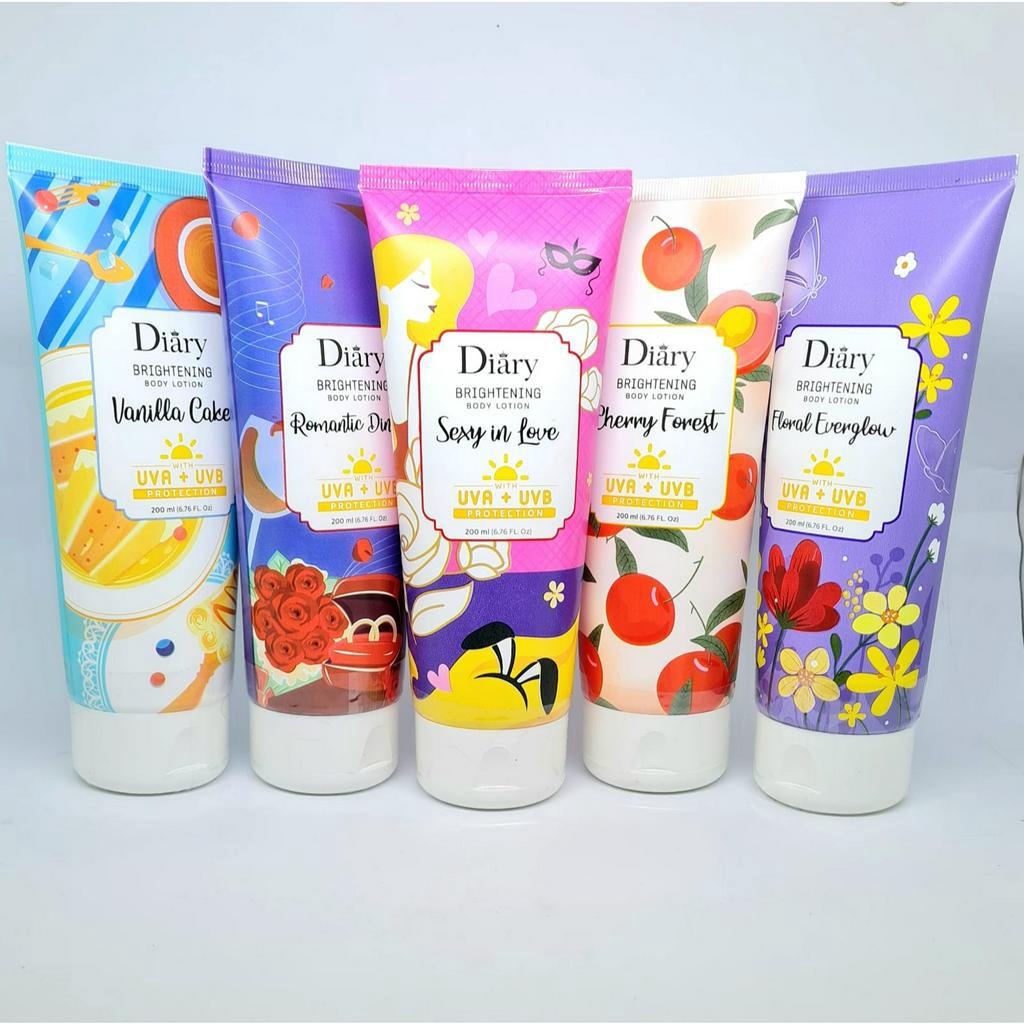 DIARY Brightening Body Lotion with UVA UVB Protection 200ml