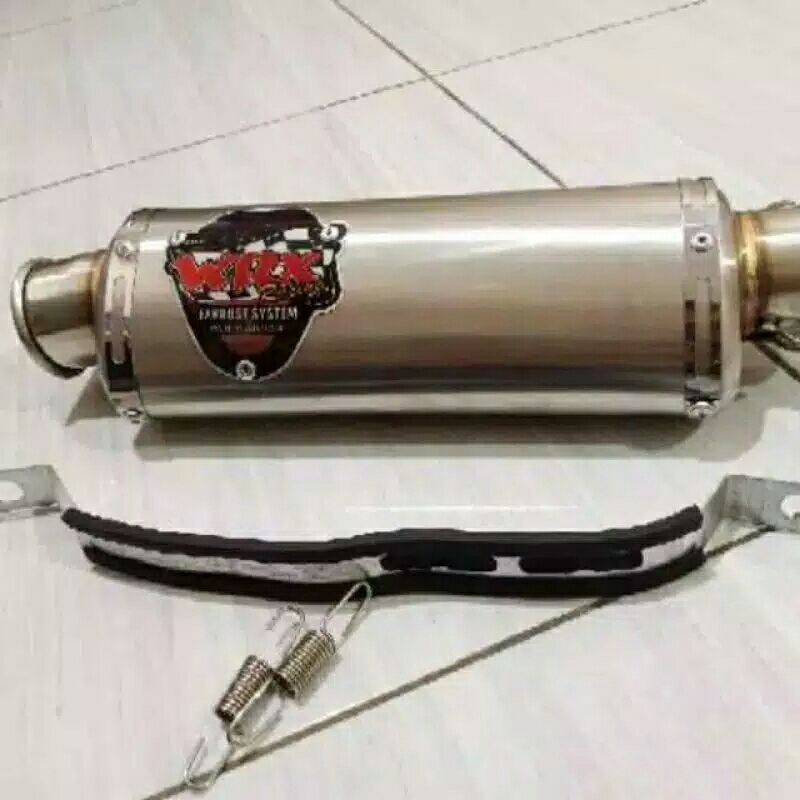 silencer knalpot WRX oval silincer knalpot only inlet 50mm