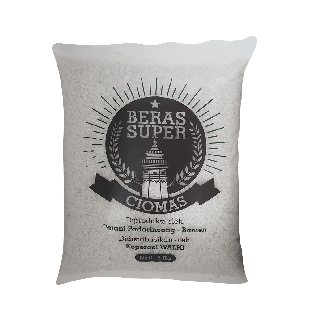 Beras Ciherang Premium 5Kg Koperasi Walhi WKR Banten - Padarincang