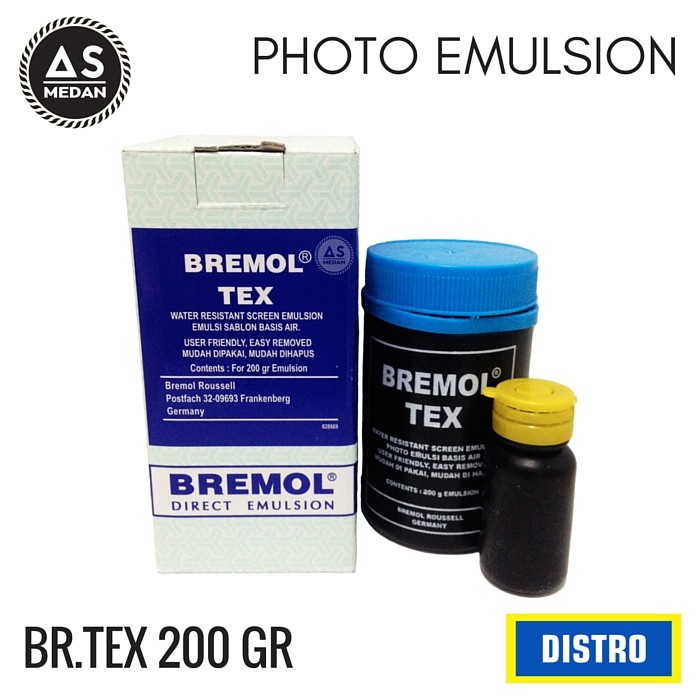BREMOL Obat Afdruk Sablon Manual Waterbased Solventbase 200 Gram