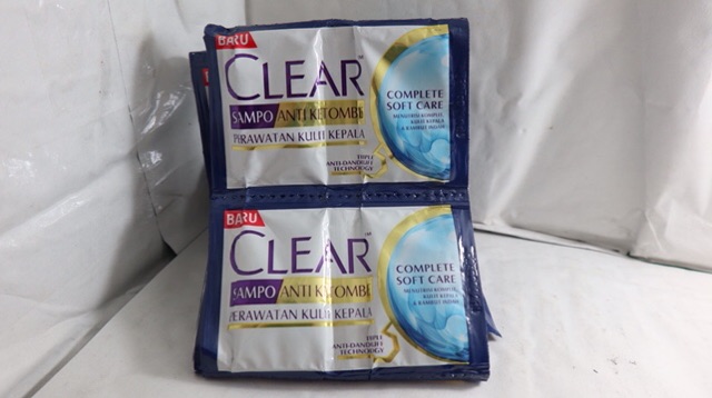 Shampo clear sachet / shampo clear lemon / shampo clear sachetan