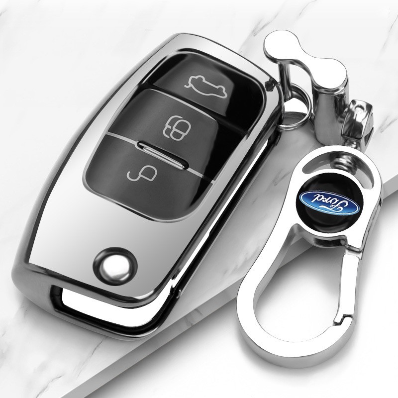 Casing Kunci Mobil Ford Focus Mk3 09 / 11 / 12 / 13 16 / 18 Bahan TPU