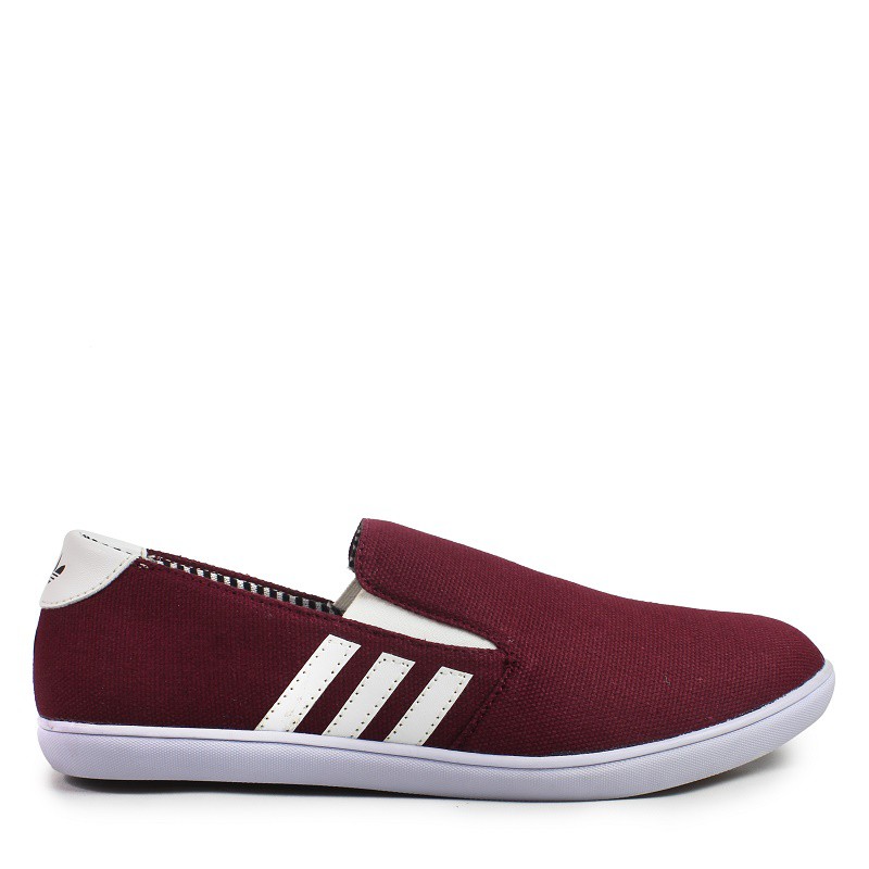 sepatu casual pria Sepatu Adidas Devv Slip On Pria Murah Sepatu Kasual Santai Tanpa Tali