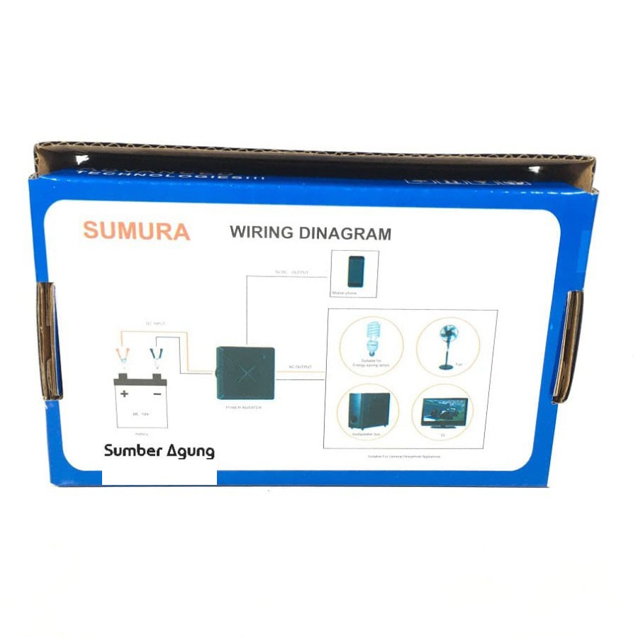 Power Inverter Sumura SMR Series 150W 150 Watt Fan USB AC ke DC