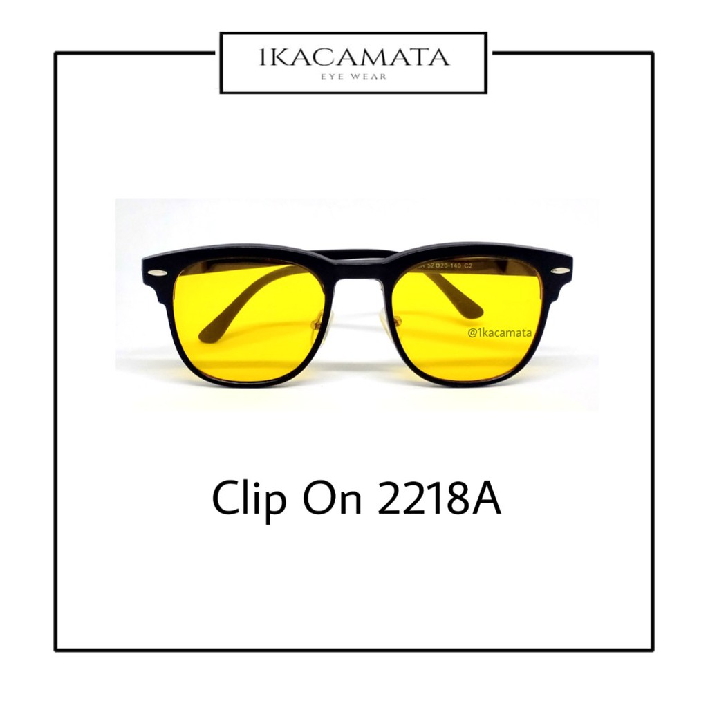 CLIP ON 2218A FREE 5 LENSA SUNGLASS CADANGAN MURAH BERKUALITAS