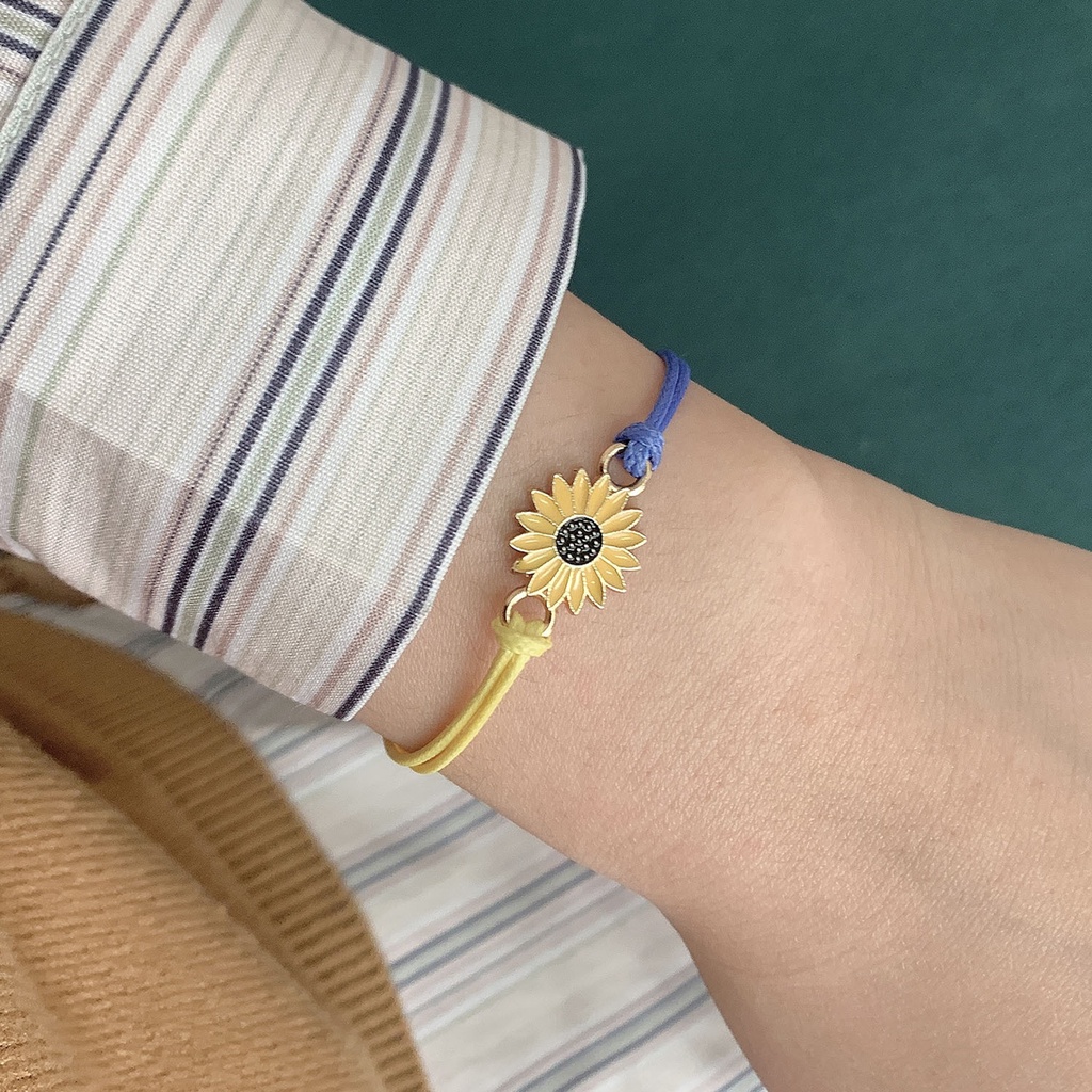 Hu Hu Hu Hu Hu Alat Bantu Pasang Kacamata♡ Handmade Gelang Tali Kepang Buatan Tangan Dapat Disesuaikan Motif Bendera Ukrainia Untuk Properti Foto