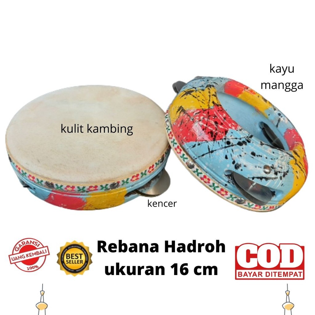 Lagi Tren Rebana, Alat Musik Terbangan Untuk Anak Diameter 16 Cm