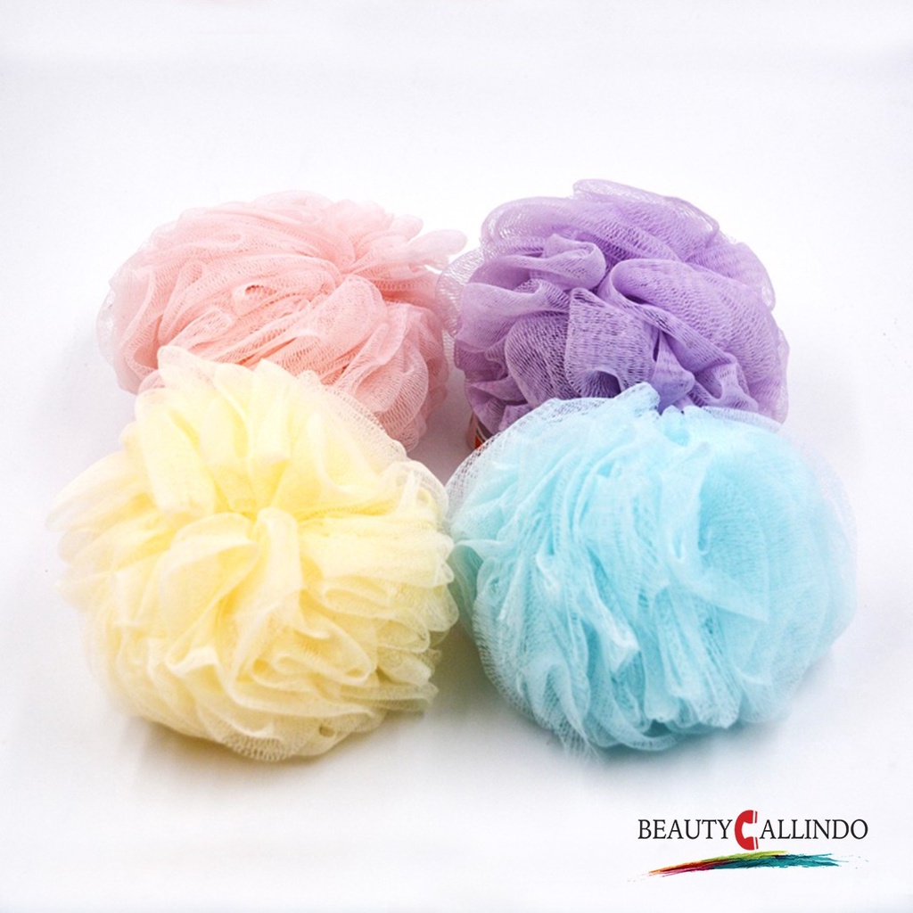 [AKSESORIS] Sponge Mandi 30gr Warna Pastel Ukuran Besar - Shower Puff Besar Untuk Badan