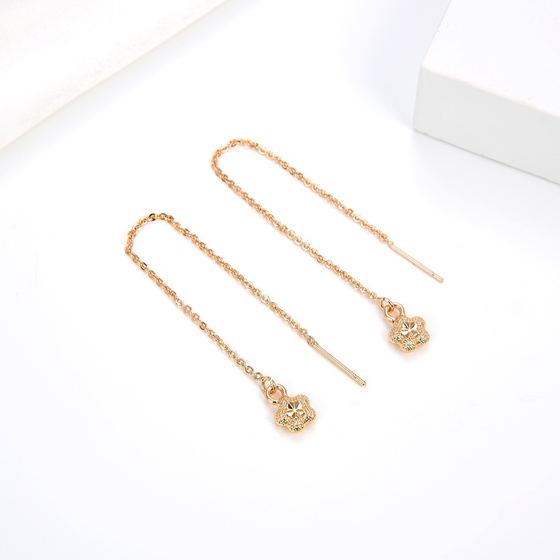 Lavish Jewelry 145E COD anting titanium wanita emas muda anti karat dewasa tusuk korea asli panjang dan luntur korea style selamanya dewasa